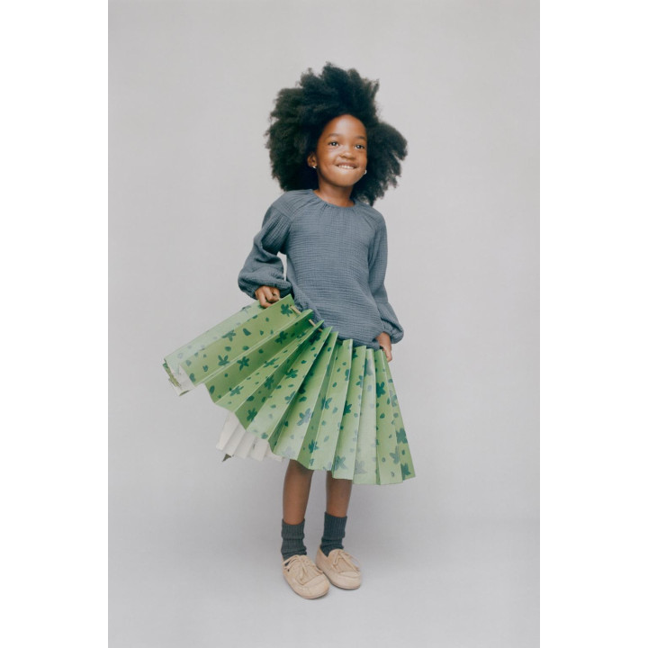 Блузка из хлопковой газы