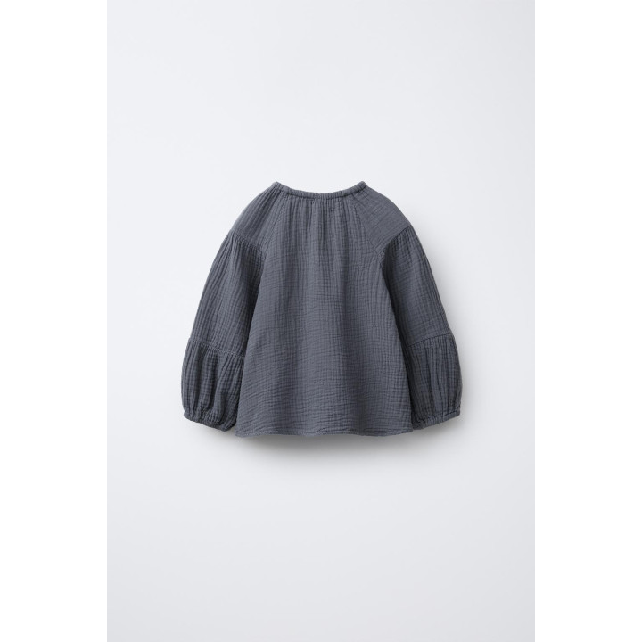 Блузка из хлопковой газы