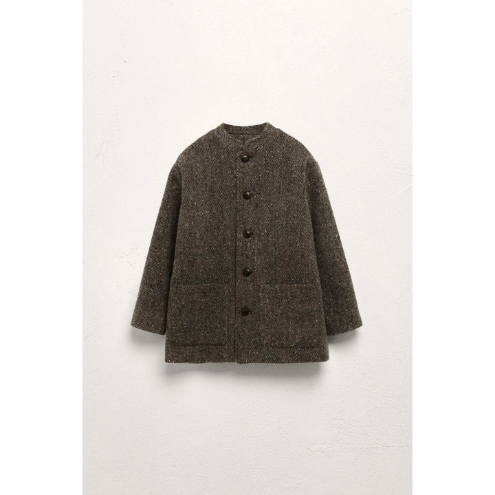 Пальто с отложным воротником из шерсти ограниченной коллекции 2-5 лет