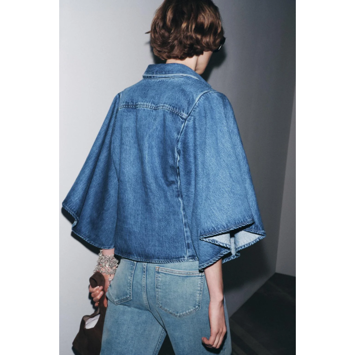 ДЖИНСОВАЯ РУБАШКА-КИМОНО — ZW COLLECTION