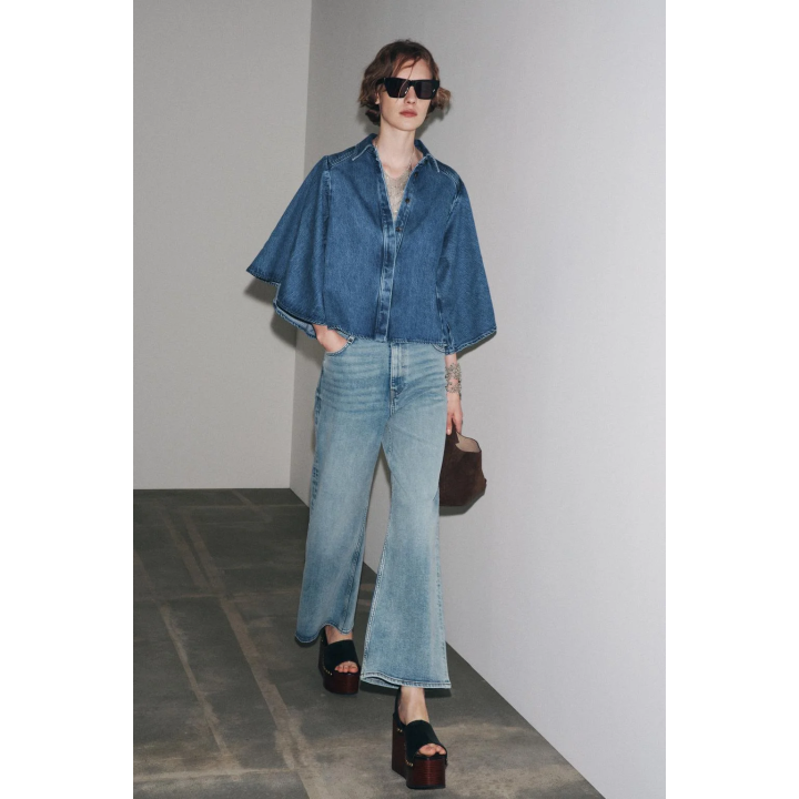 ДЖИНСОВАЯ РУБАШКА-КИМОНО — ZW COLLECTION