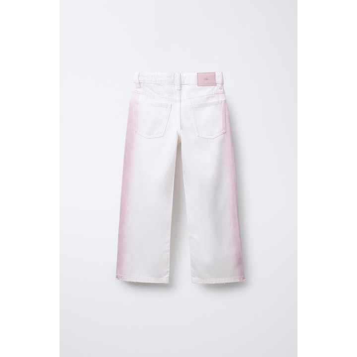 ДЖИНСЫ WIDE LEG С ПРИНТОМ ТАЙ-ДАЙ