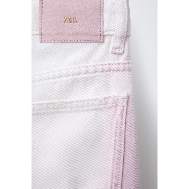 ДЖИНСЫ WIDE LEG С ПРИНТОМ ТАЙ-ДАЙ