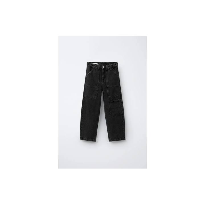 ДЖИНСЫ BAGGY С КАРМАНАМИ