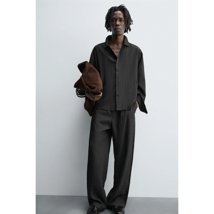 СТРУЯЩИЕСЯ БРЮКИ В ПОЛОСКУ