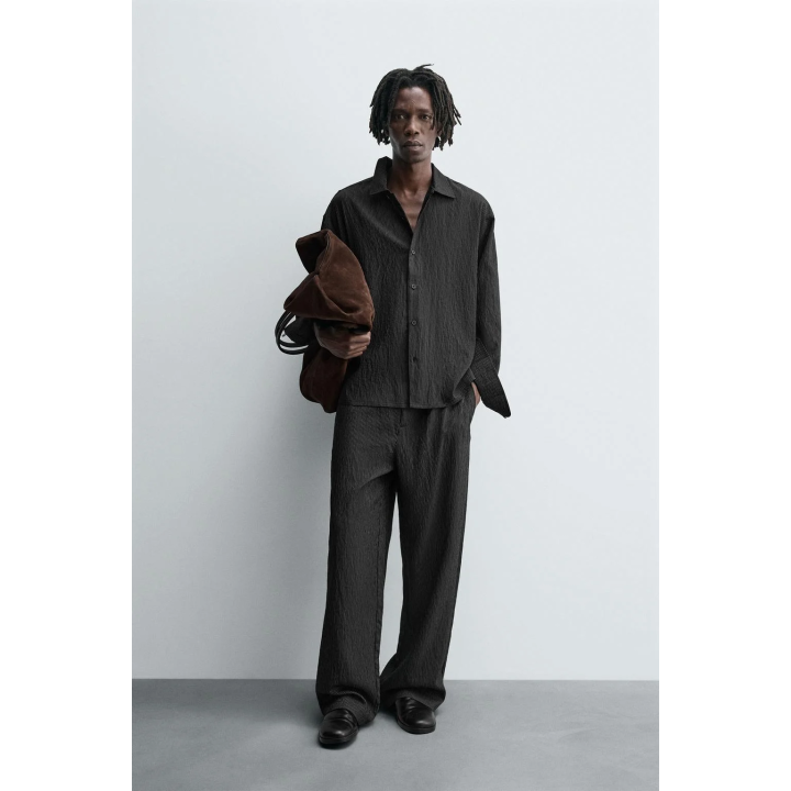 СТРУЯЩИЕСЯ БРЮКИ В ПОЛОСКУ