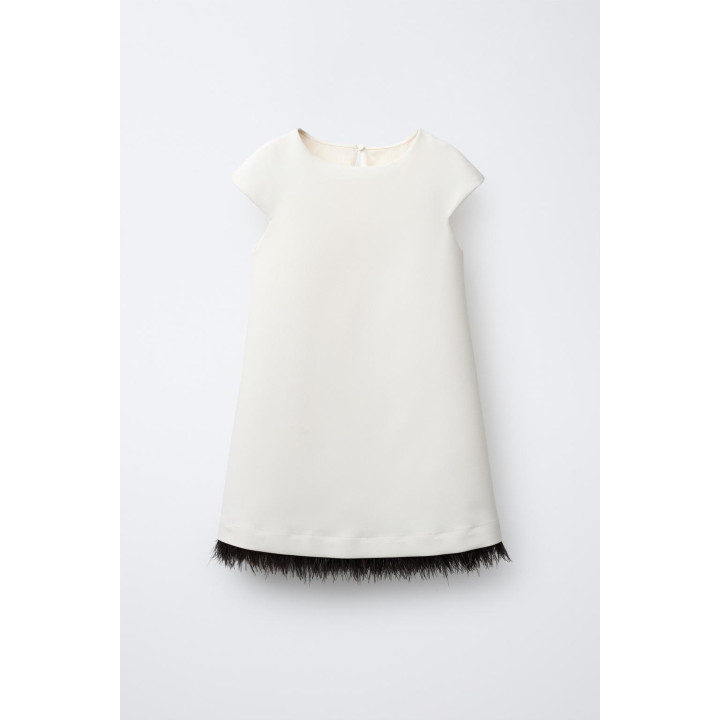 ПЛАТЬЕ СО СЪЕМНЫМИ ПЕРЬЯМИ