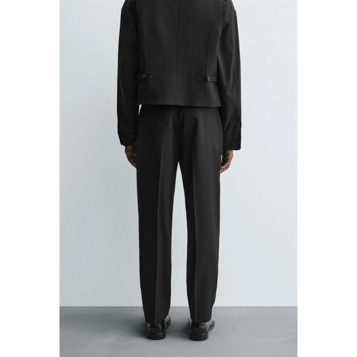 КОСТЮМНЫЕ БРЮКИ ИЗ РЕЛЬЕФНОЙ ТКАНИ