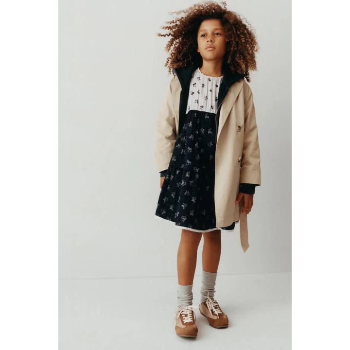 ПЛАТЬЕ В КЛЕТКУ И ЦВЕТОК