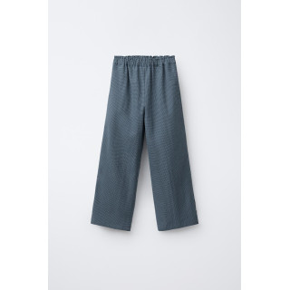 БРЮКИ В КЛЕТКУ ВИШИ С РАЗРЕЗАМИ