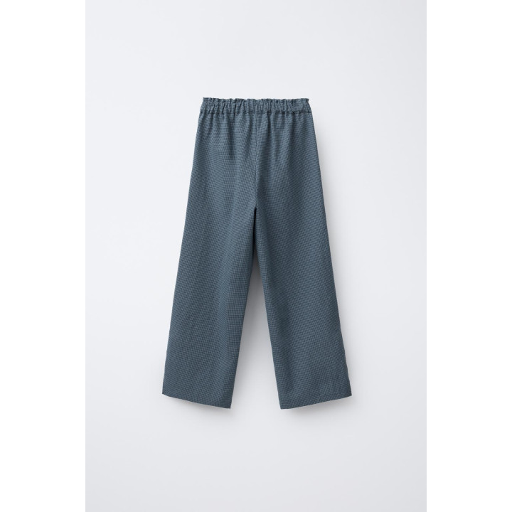 БРЮКИ В КЛЕТКУ ВИШИ С РАЗРЕЗАМИ