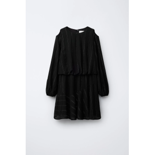 ПЛАТЬЕ В ПОЛОСКУ С БЛЁСТКАМИ