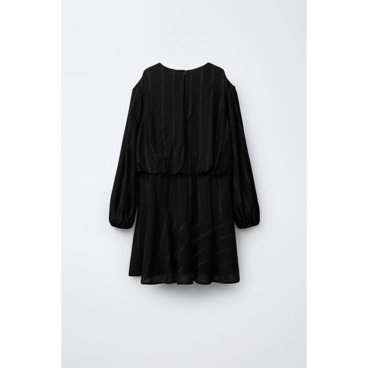 ПЛАТЬЕ В ПОЛОСКУ С БЛЁСТКАМИ