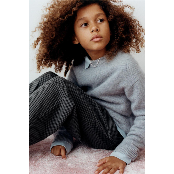 БРЮКИ В КЛЕТКУ ВИШИ С ВОЛАНАМИ