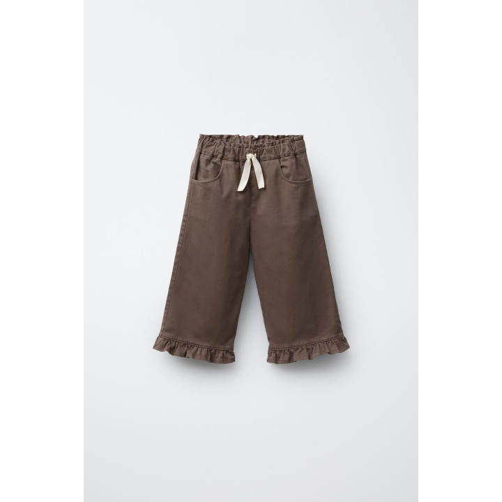 БРЮКИ БЭГГИ С ВОЛАНАМИ