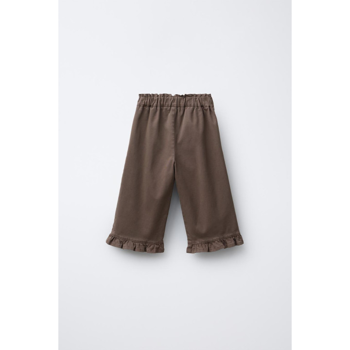 БРЮКИ БЭГГИ С ВОЛАНАМИ