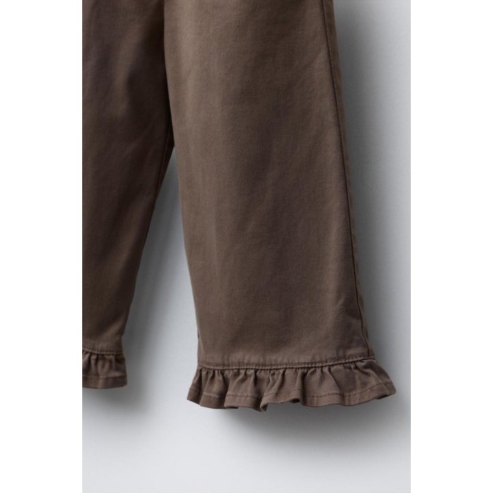 БРЮКИ БЭГГИ С ВОЛАНАМИ