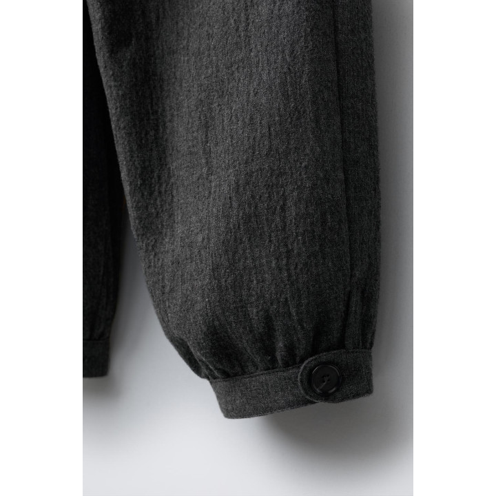 Текстурированные брюки с защипами