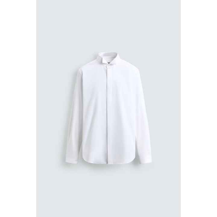 РУБАШКА С ВОРОТНИКОМ «БАБОЧКА»