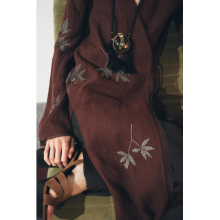 КИМОНО ИЗ ЛЬНА С ВЫШИВКОЙ — ZW COLLECTION