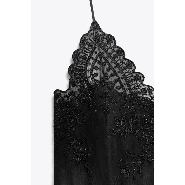 ТОП В БЕЛЬЕВОМ СТИЛЕ С КРУЖЕВОМ — ZW COLLECTION