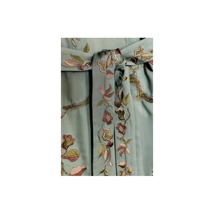 КИМОНО С ВОРОТНИКОМ ИЗ ИСКУССТВЕННОГО МЕХА — ZW COLLECTION LIMITED EDITION