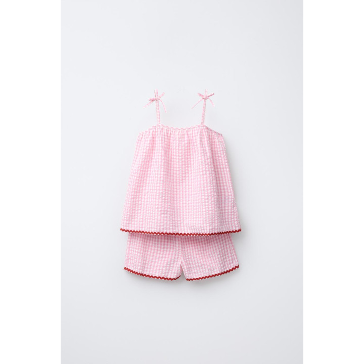 Пижама в клетку 6-14 лет