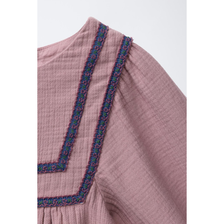 ПЛАТЬЕ В СТИЛЕ РУСТИК С ВЫШИВКОЙ