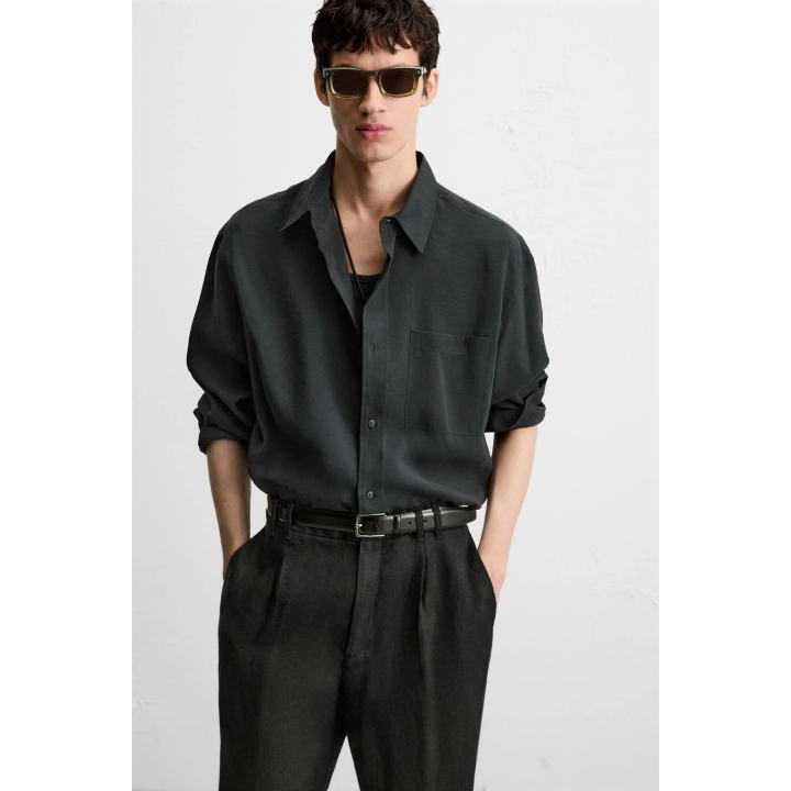 Ремень из гладкой кожи