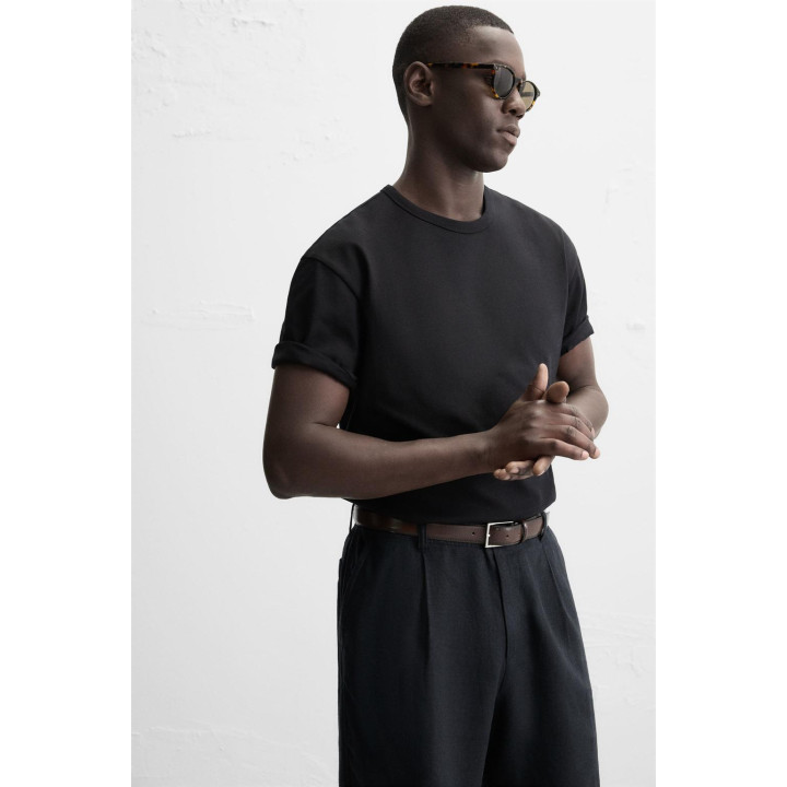 КОЖАНЫЙ РЕМЕНЬ С ОТДЕЛОЧНОЙ СТРОЧКОЙ