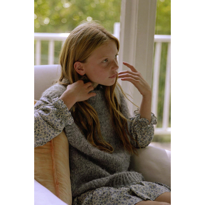 ПЛАТЬЕ С ЦВЕТОЧНЫМ ПРИНТОМ И ВОЛАНАМИ