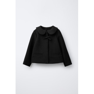 ЖАКЕТ С КРУГЛЫМ ВОРОТНИКОМ И БАНТАМИ