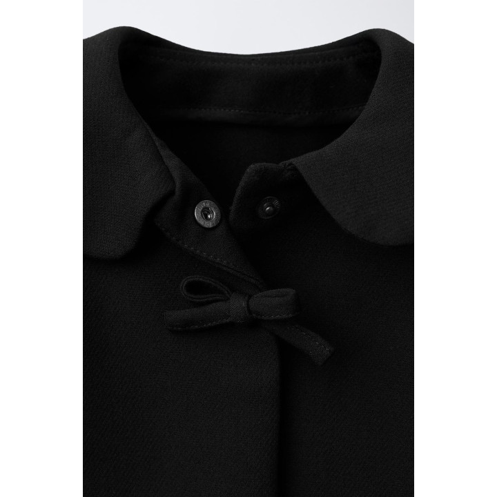 ЖАКЕТ С КРУГЛЫМ ВОРОТНИКОМ И БАНТАМИ