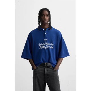 ПОЛО С ВЫШИВКОЙ ТЕКСТА