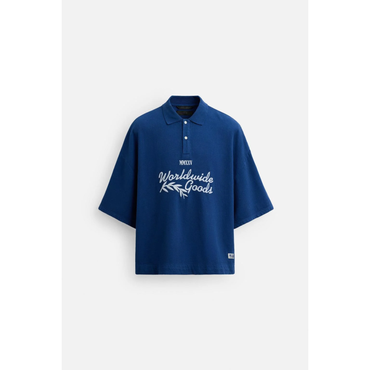 ПОЛО С ВЫШИВКОЙ ТЕКСТА