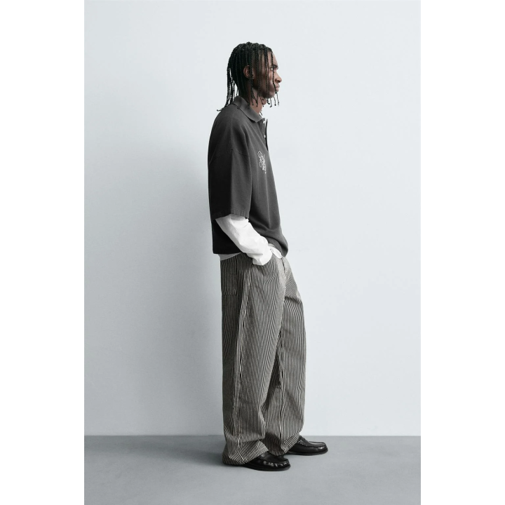 ПОЛО СВОБОДНОГО КРОЯ С ВЫШИВКОЙ