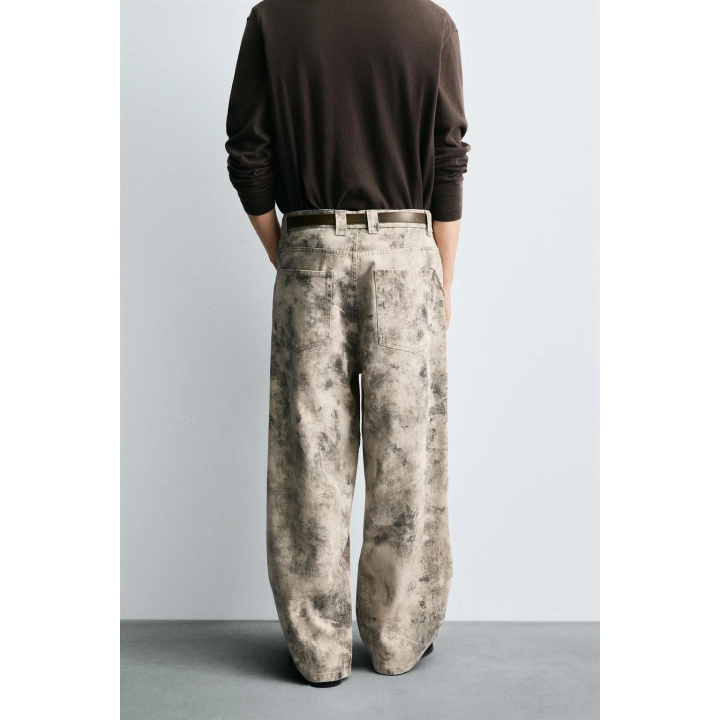 БРЮКИ С АБСТРАКТНЫМ ПРИНТОМ