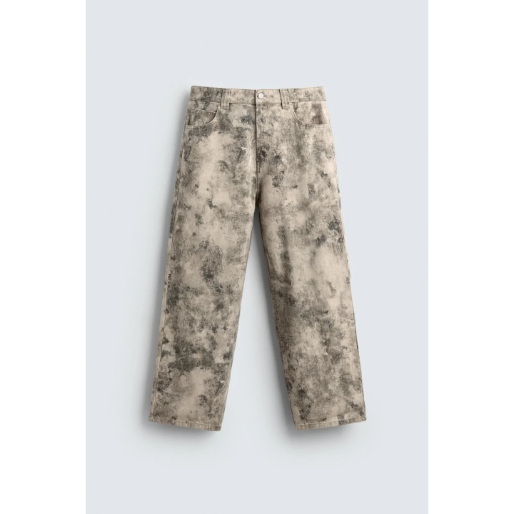 БРЮКИ С АБСТРАКТНЫМ ПРИНТОМ