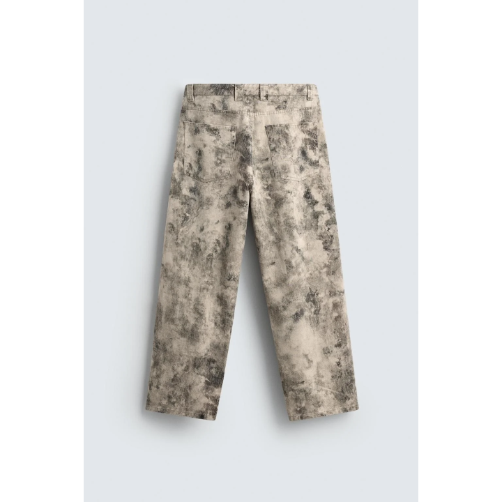 БРЮКИ С АБСТРАКТНЫМ ПРИНТОМ