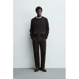 БРЮКИ STRAIGHT FIT СО СКЛАДКАМИ