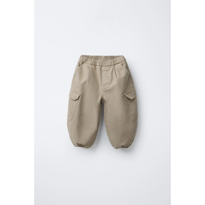 БРЮКИ-ДЖОГГЕРЫ BALLOON ИЗ ТВИЛА