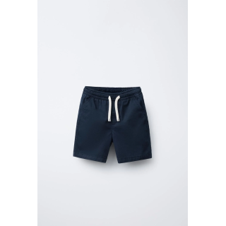 Шорты бермуды из твила стандартного кроя