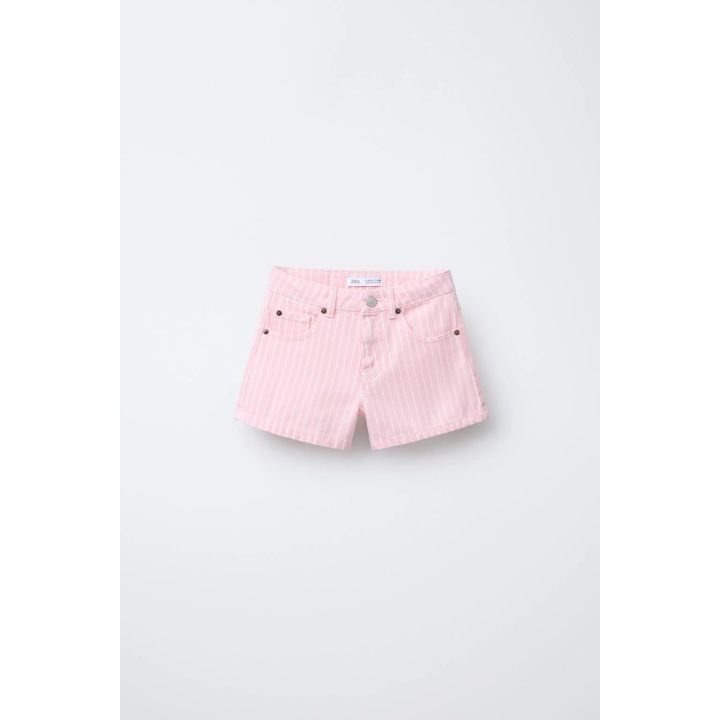 ДЖИНСОВЫЕ ШОРТЫ В ПОЛОСКУ