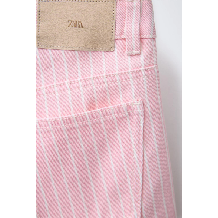 ДЖИНСОВЫЕ ШОРТЫ В ПОЛОСКУ