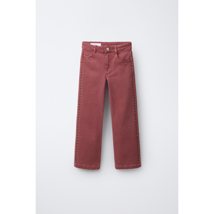 ДЖИНСЫ FLARE С ЗАКЛЕПКАМИ