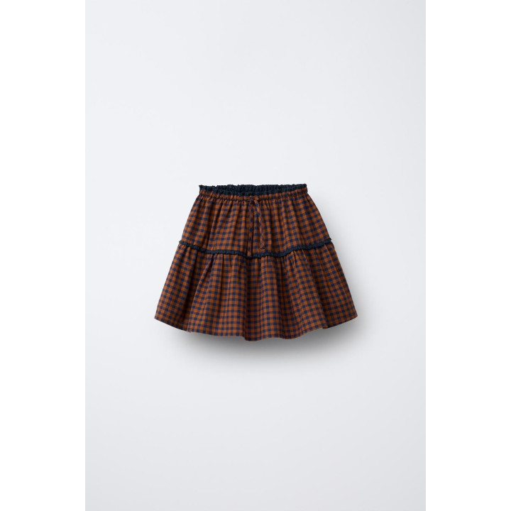 ЮБКА-ШОРТЫ В КЛЕТКУ