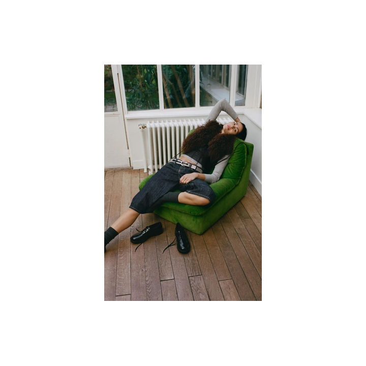 ДЖИНСОВЫЕ ШОРТЫ-БЕРМУДЫ TRF СО СРЕДНЕЙ ПОСАДКОЙ