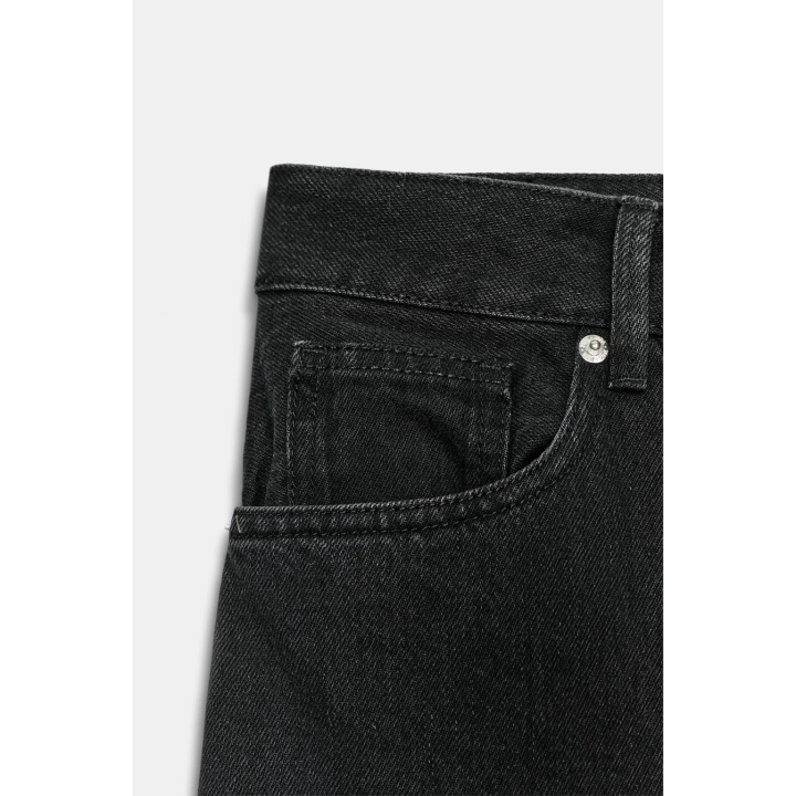 Джортсы бермуды trf средней посадки из денима