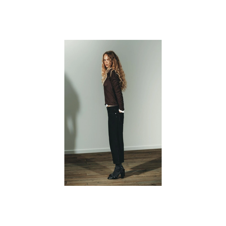 Джортсы бермуды trf средней посадки из денима