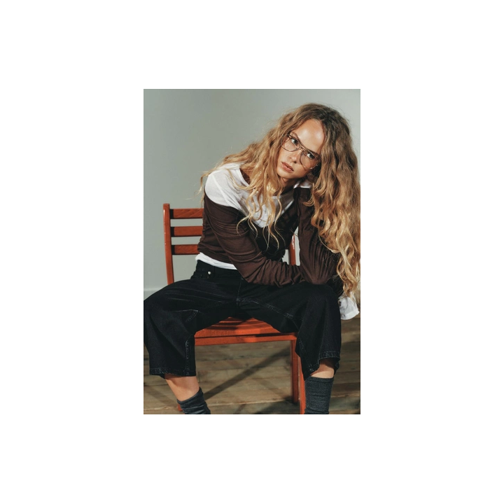 Джортсы бермуды trf средней посадки из денима